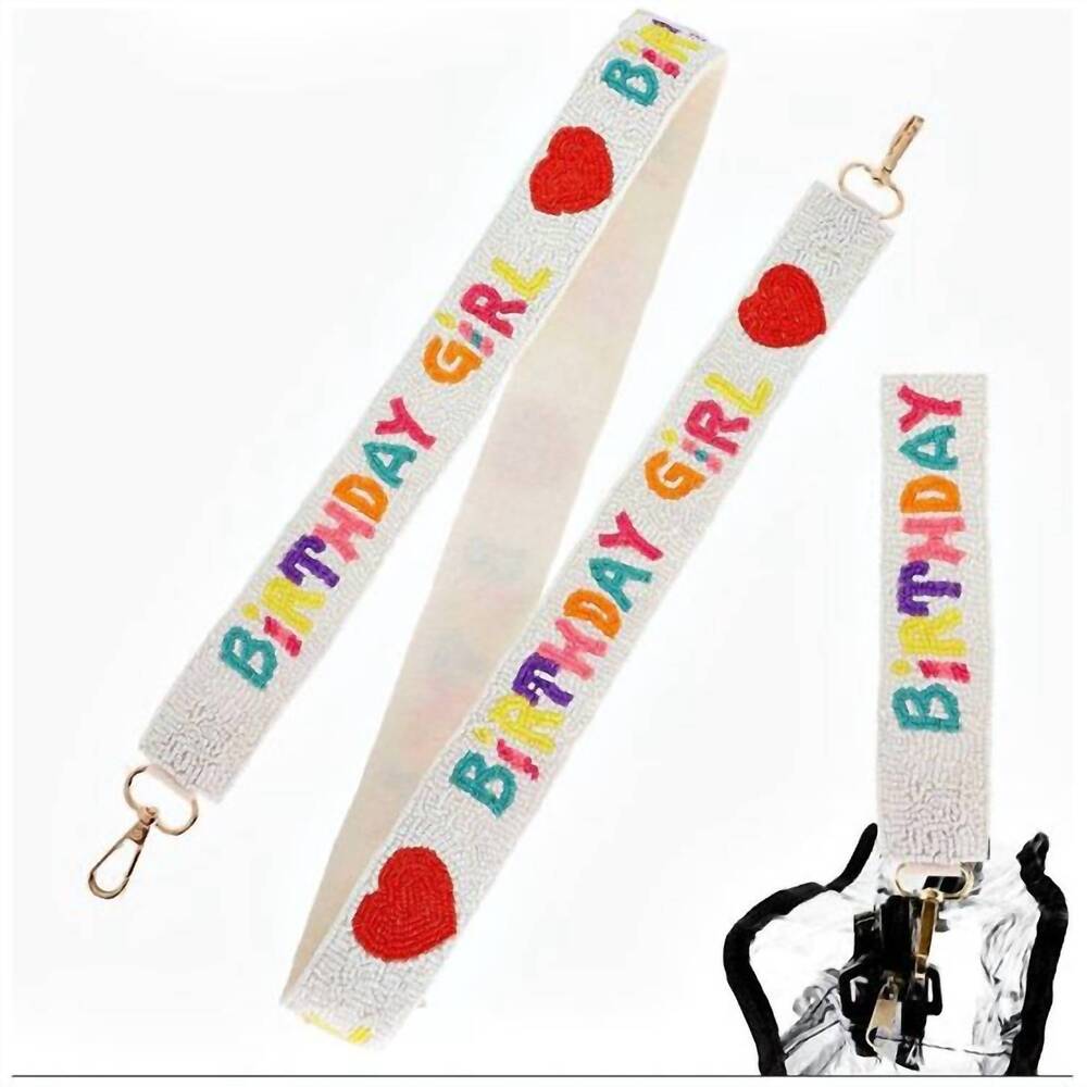 NEW SOPHIA COLLECTION girl's birthday beaded bag strap in multi